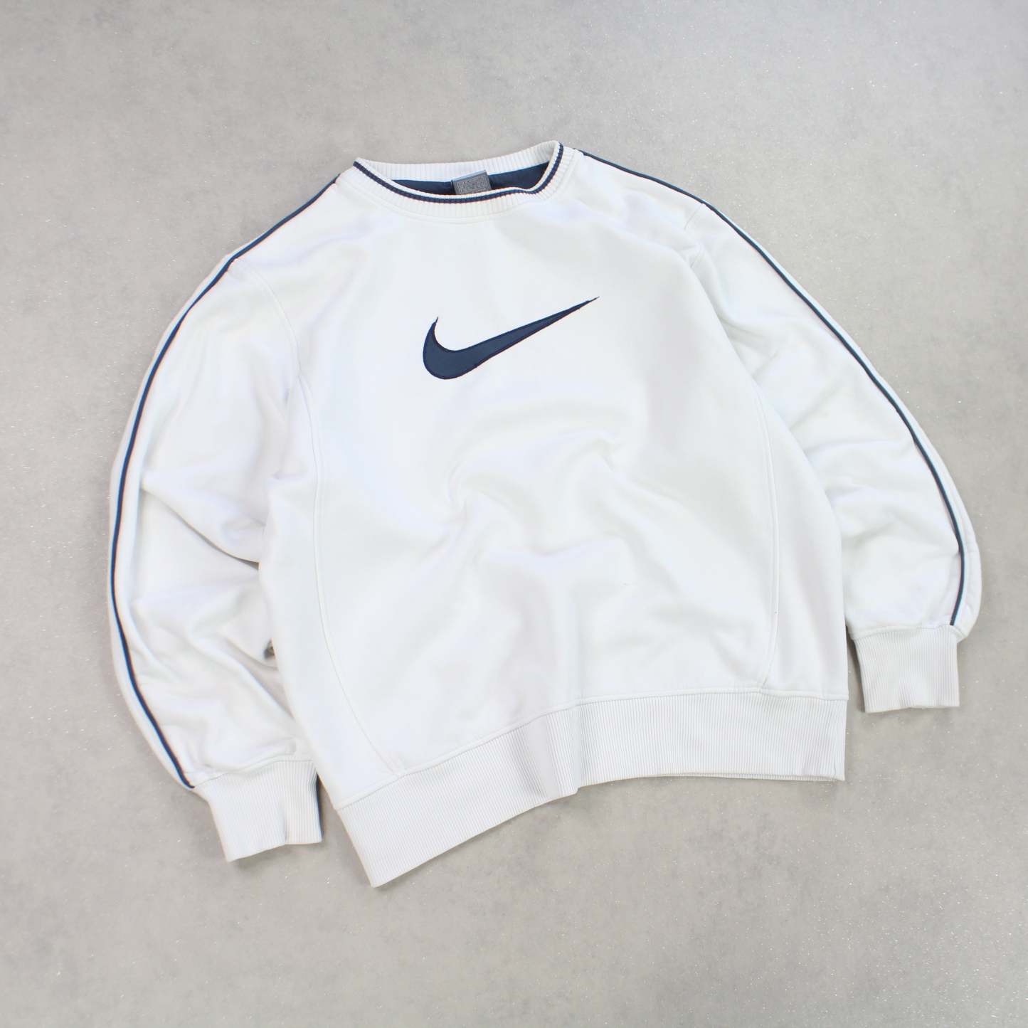RARE 2000s  Heavyweight Sweatshirt White-OSI
