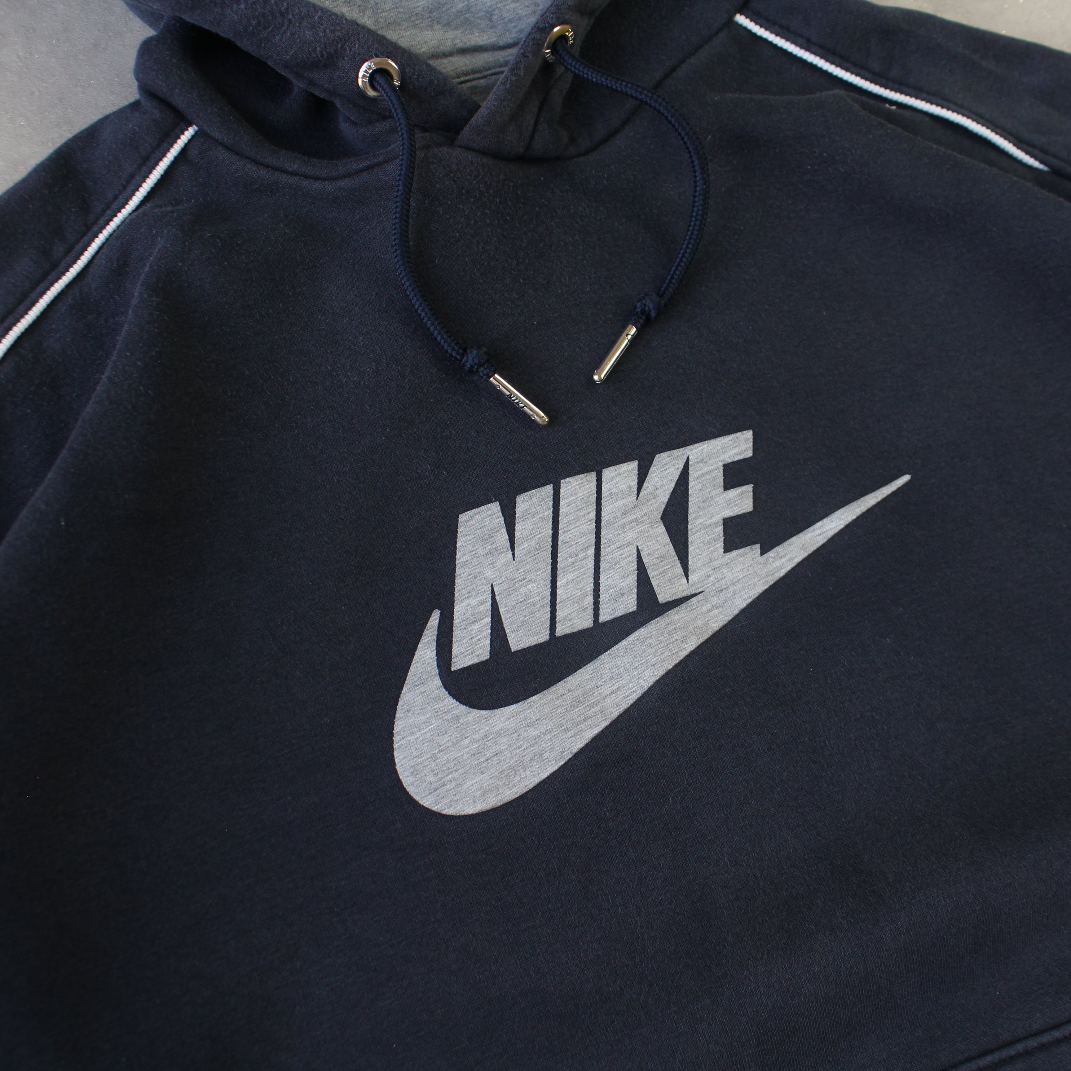 RARE 2000s  Hoodie Navy-OSI