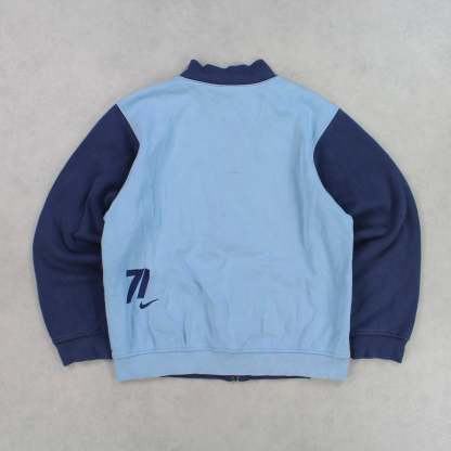 RARE 00s  Zip Sweatshirt Blue-OSI