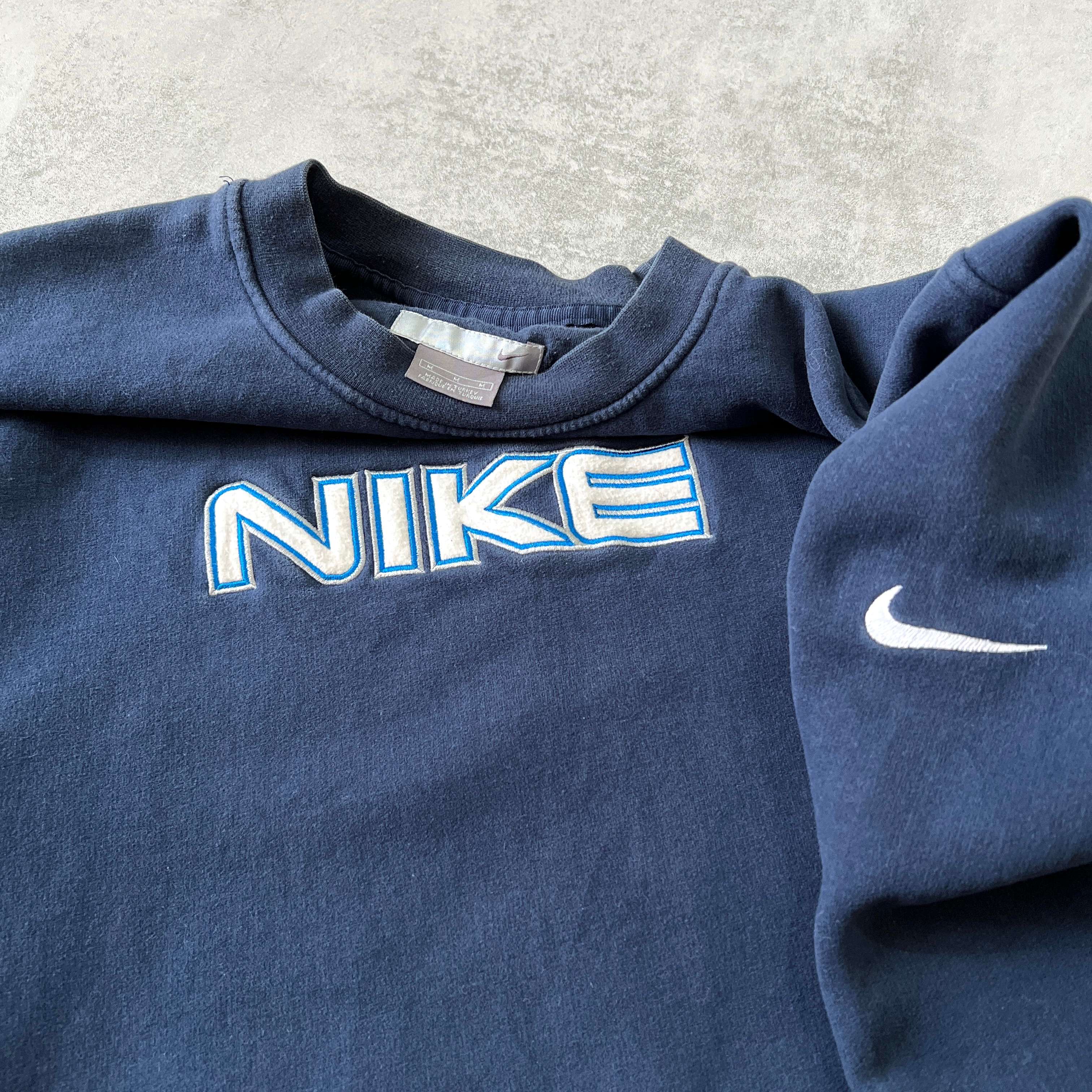 2000s heavyweight embroidered sweatshirt-OSI