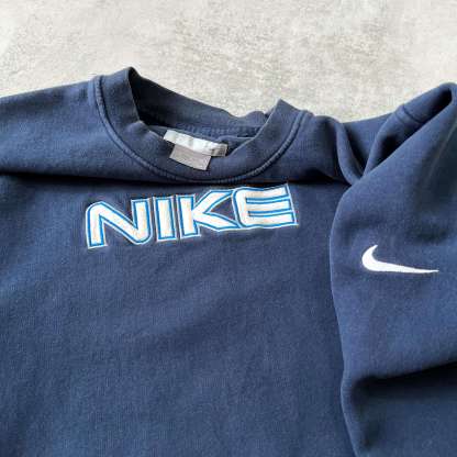 2000s heavyweight embroidered sweatshirt-OSI