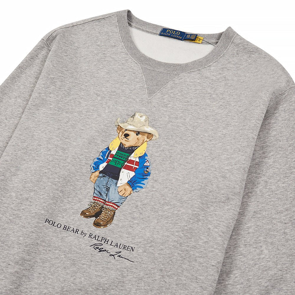 Cowboy Bear Sweatshirt - Grey Bear-OSI