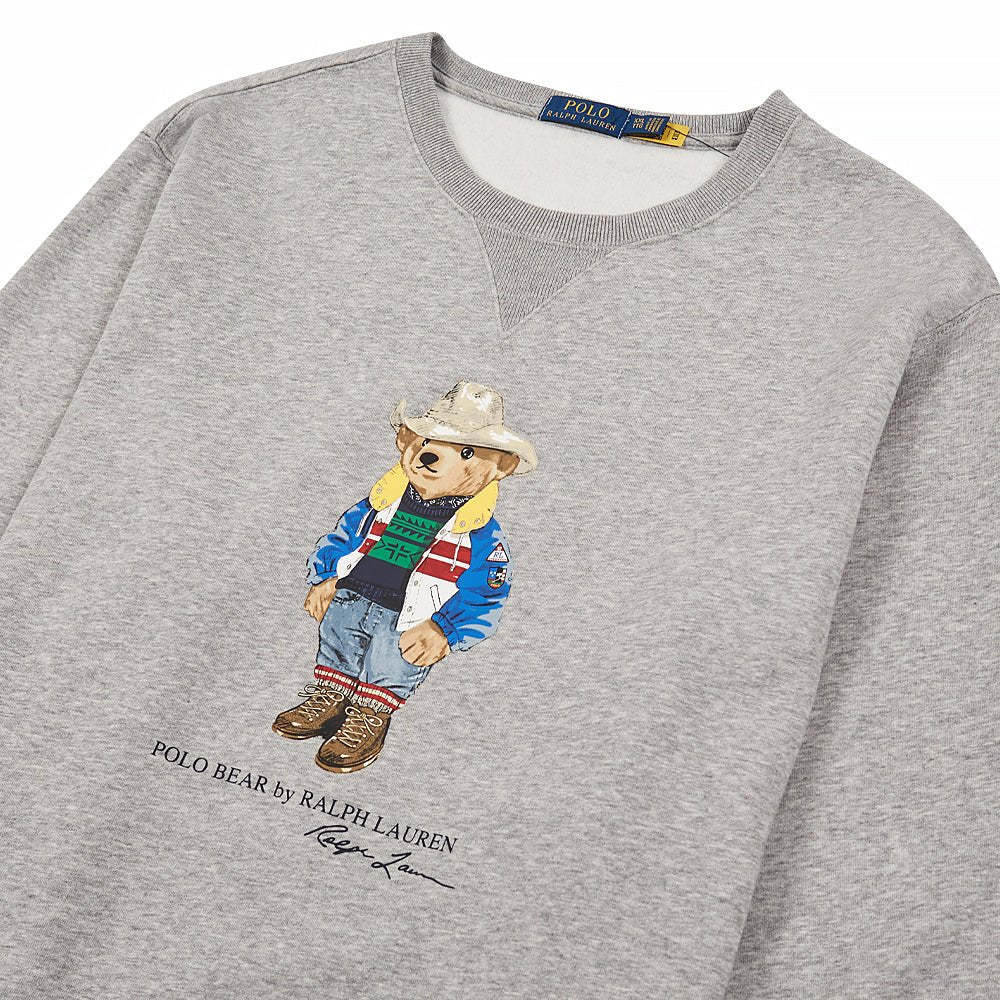 Cowboy Bear Sweatshirt - Grey Bear-OSI