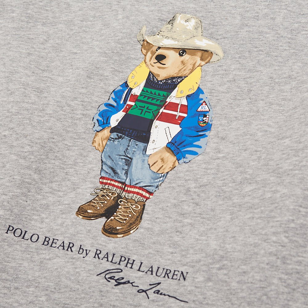Cowboy Bear Sweatshirt - Grey Bear-OSI