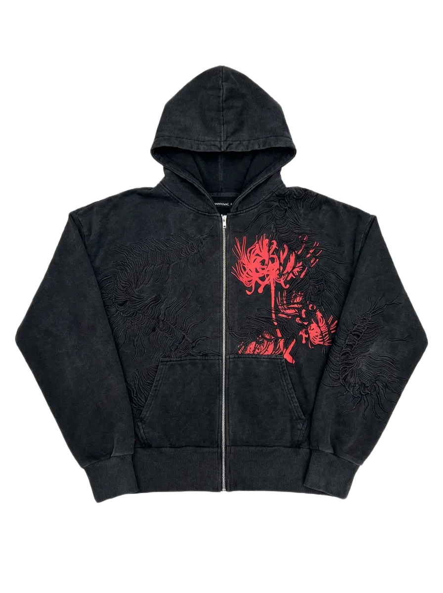 CENTIPEDE ZIP UP HOODIE-OSI