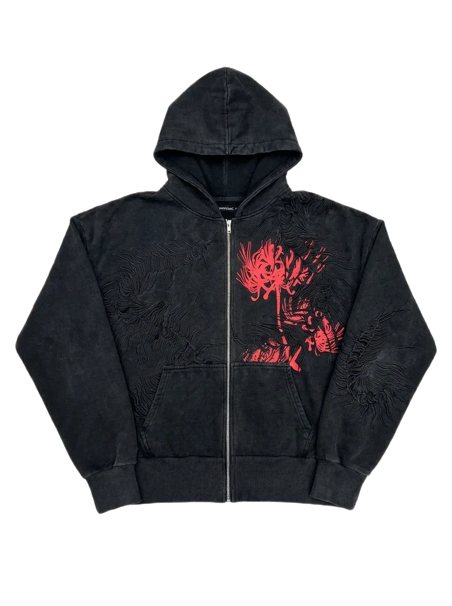 CENTIPEDE ZIP UP HOODIE-OSI