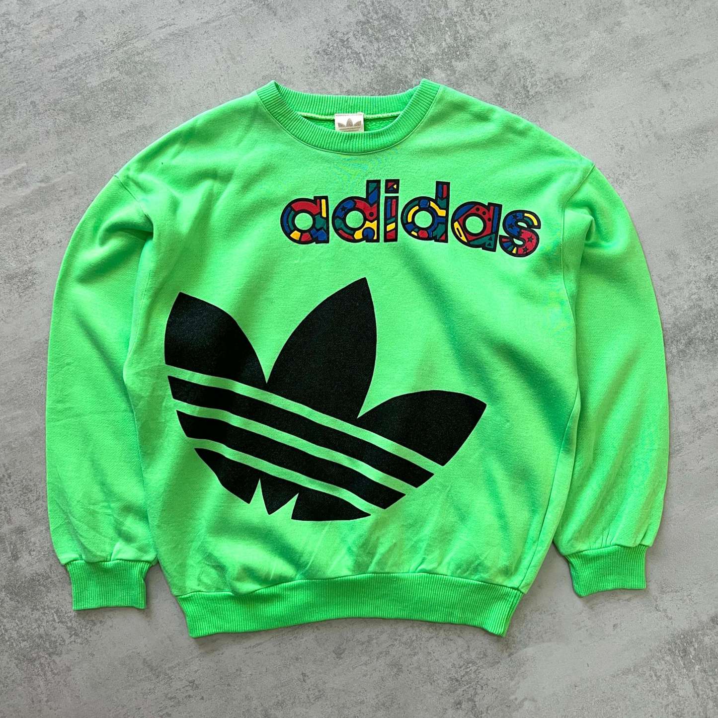RARE 1990s embroidered crewneck sweatshirt-OSI