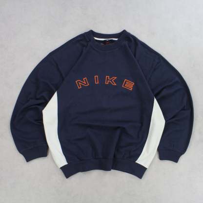 RARE 1990s  Sweatshirt Navy-OSI