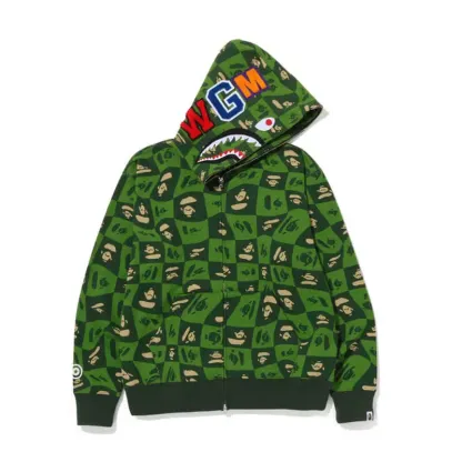  Camo Shark Hoodie-OSI
