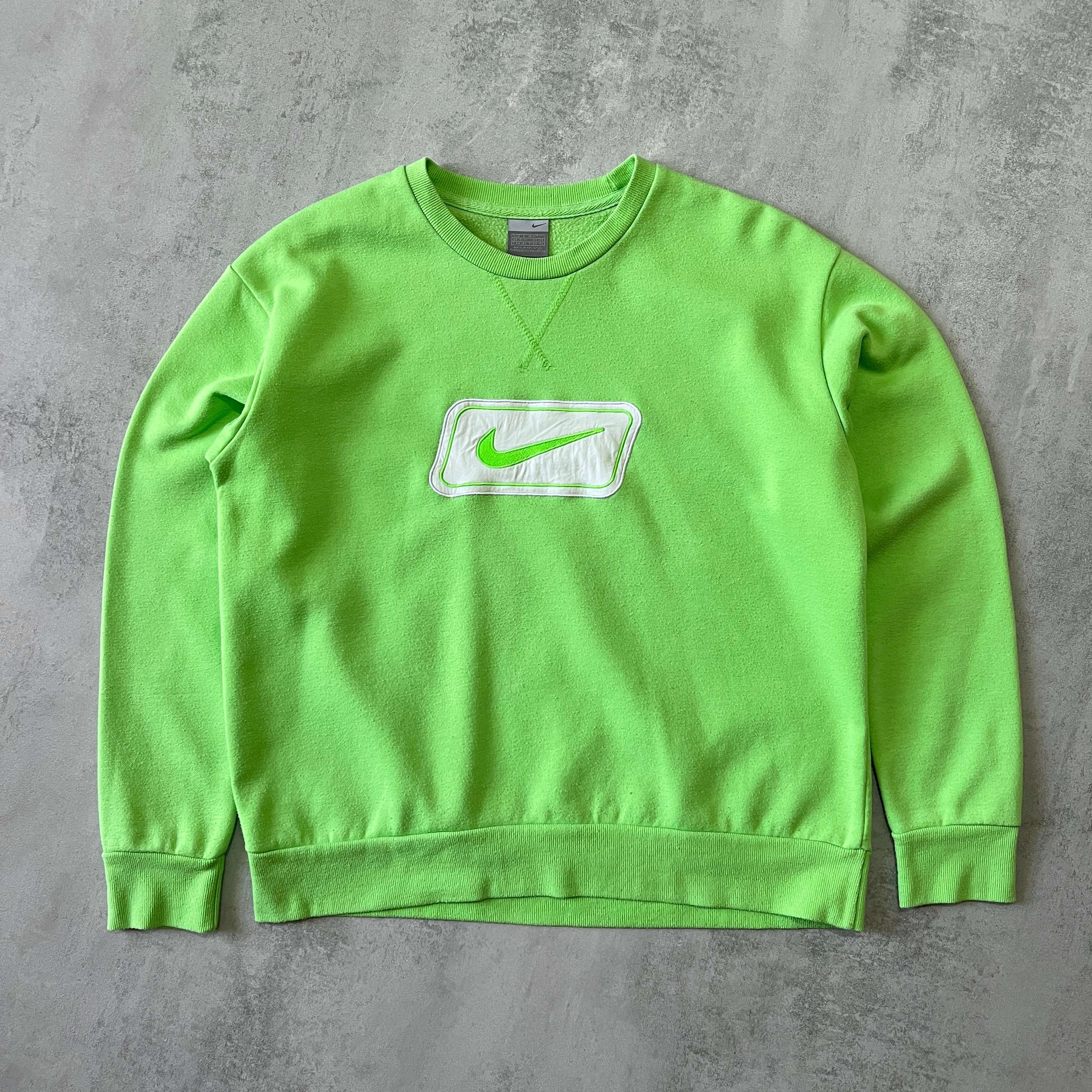 2000s heavyweight embroidered sweatshirt-OSI