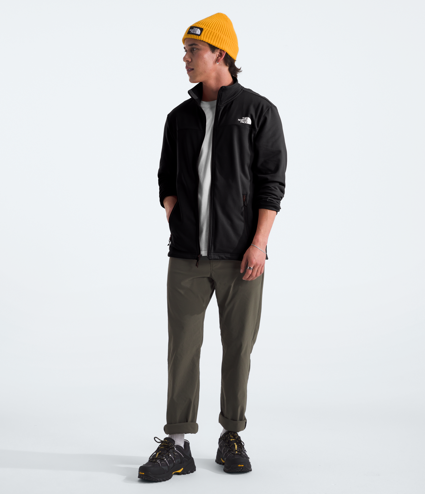 Men's Cedar Trail Grid Fleece Full-Zip Jacket-OSI