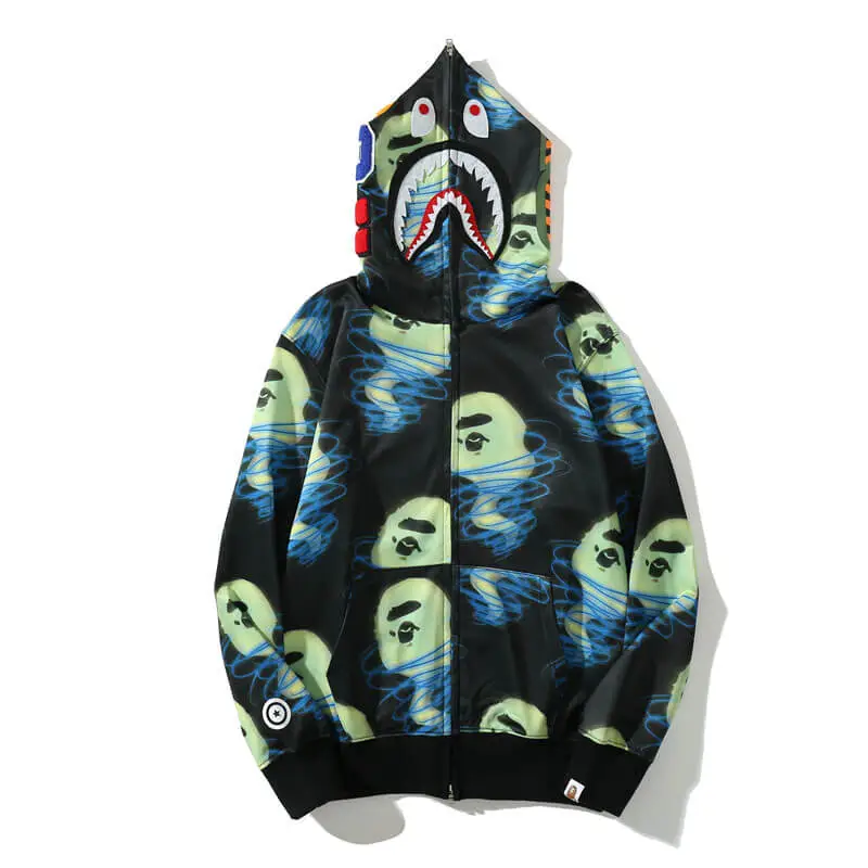 A Bathing Ape  Shark Hoodies-OSI