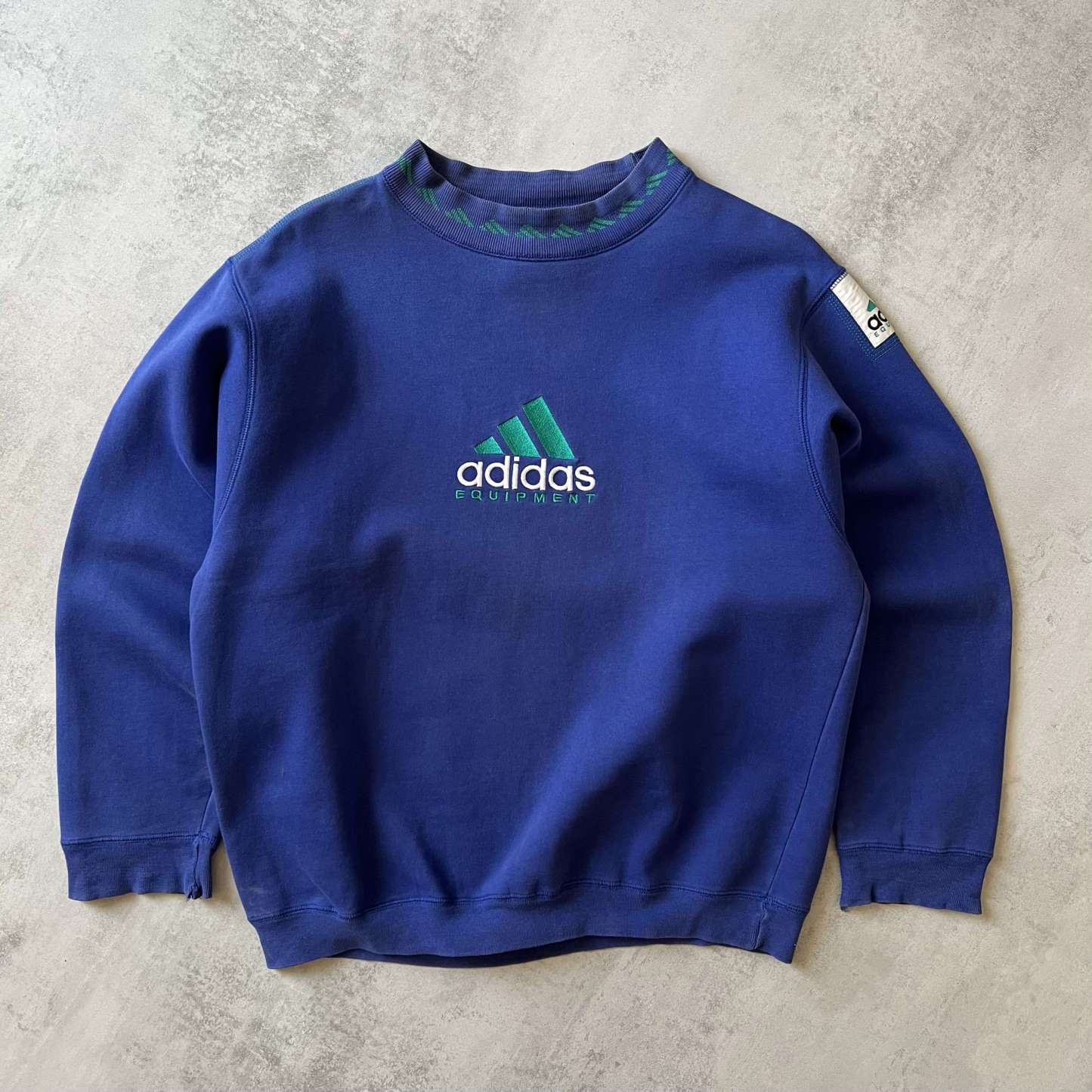 Equipment 1990s heavyweight embroidered sweatshirt-OSI