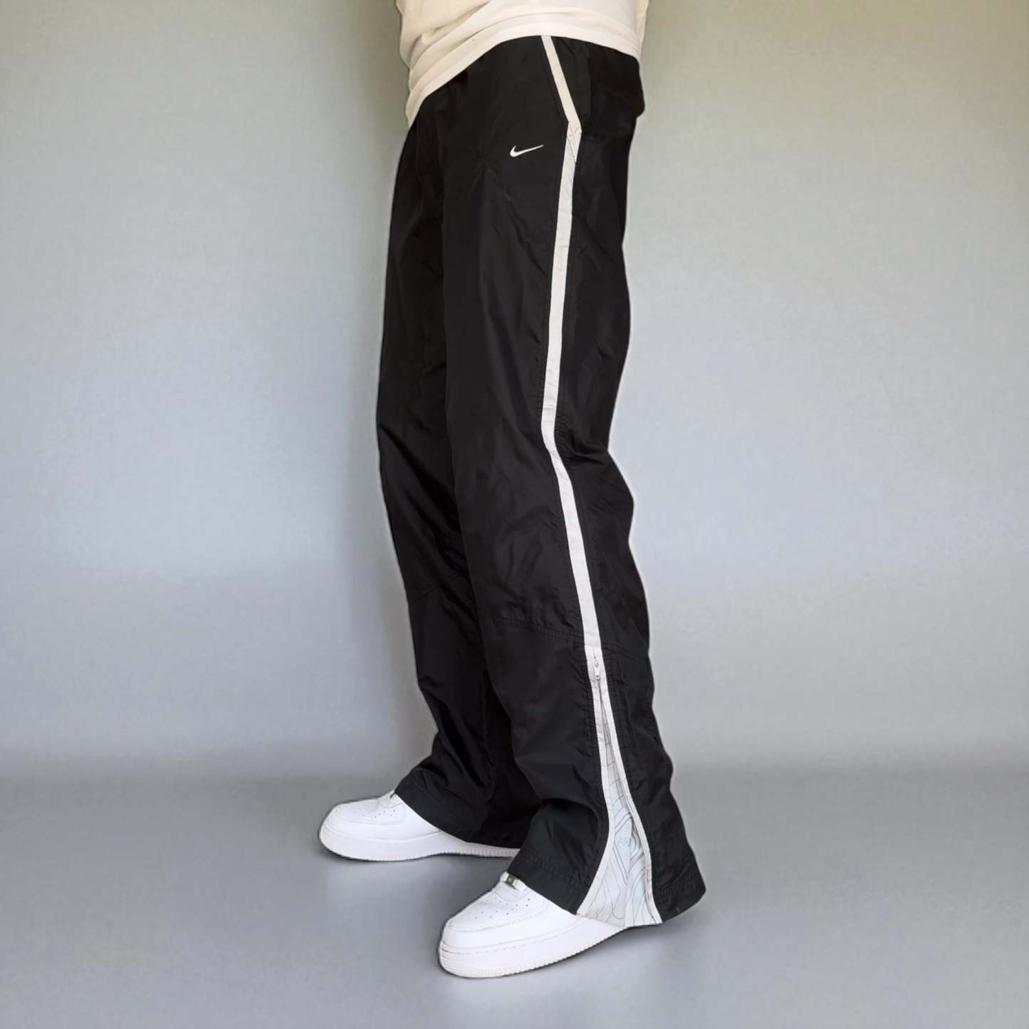 RARE 2000s Trackpants Black-OSI