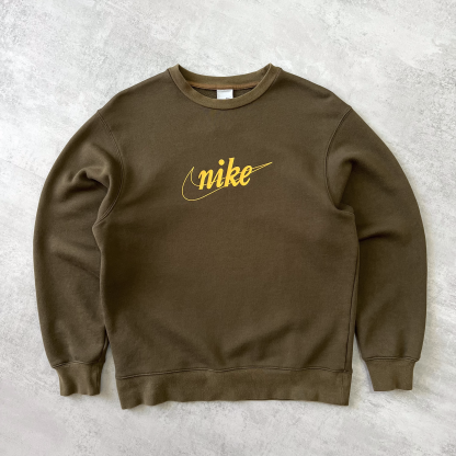 1990s heavyweight emboredired sweatshirt-OSI