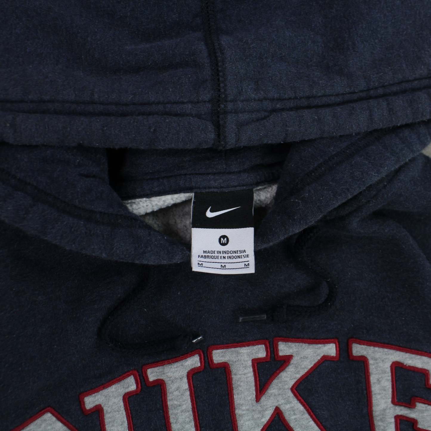 RARE 2000s  Spell Out Hoodie Navy-OSI