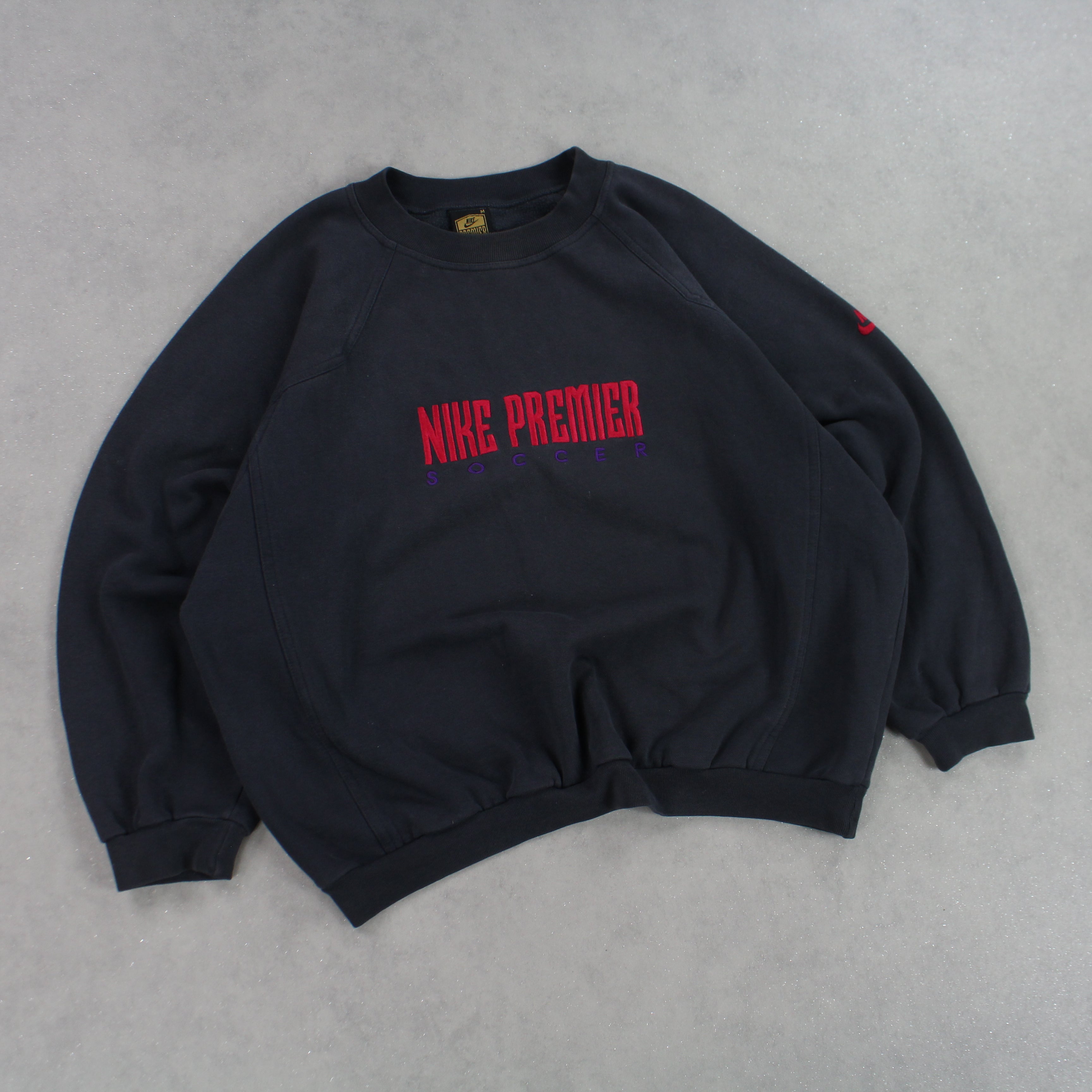 VERY RARE 1992  Sweatshirt Soccer Grey-OSI