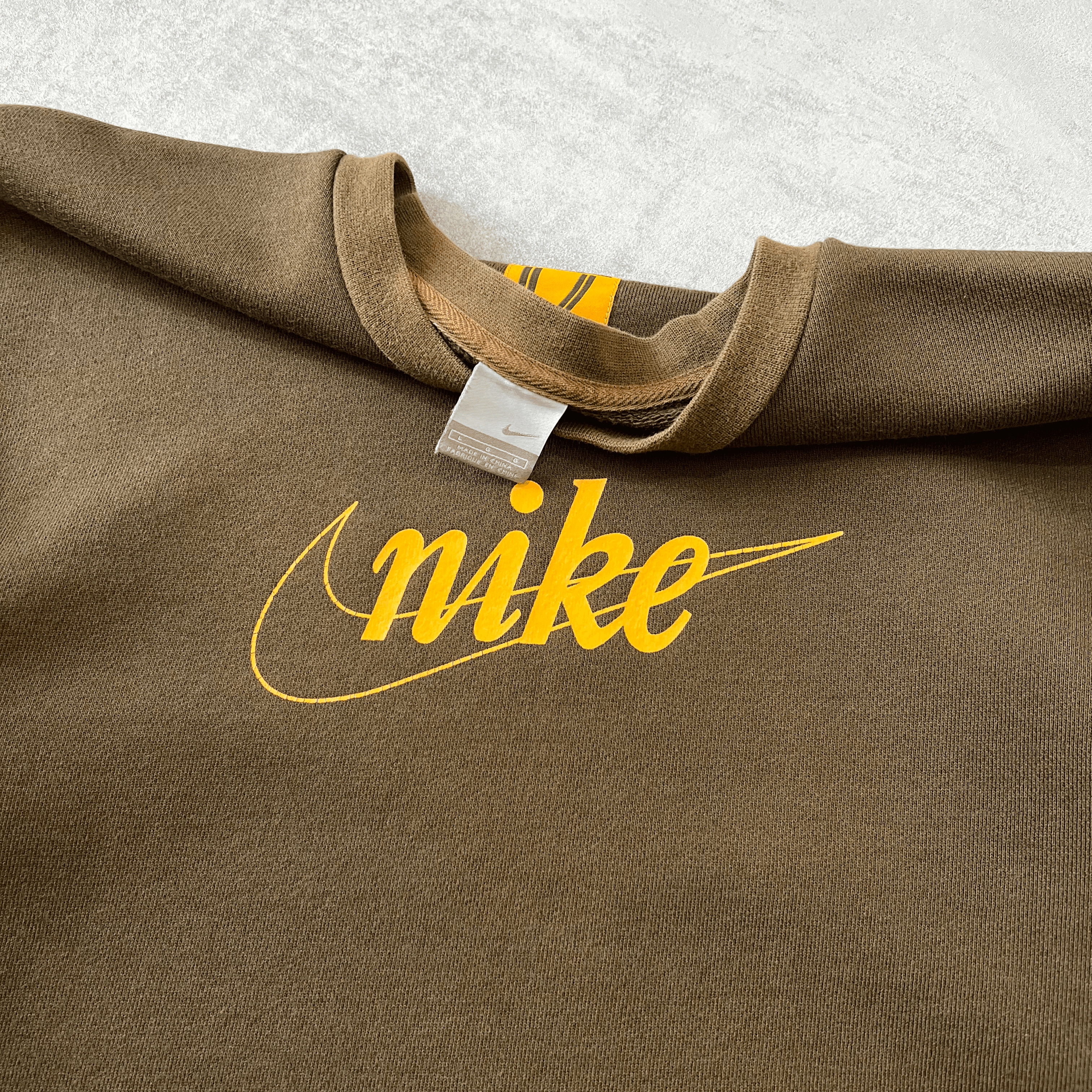 1990s heavyweight emboredired sweatshirt-OSI