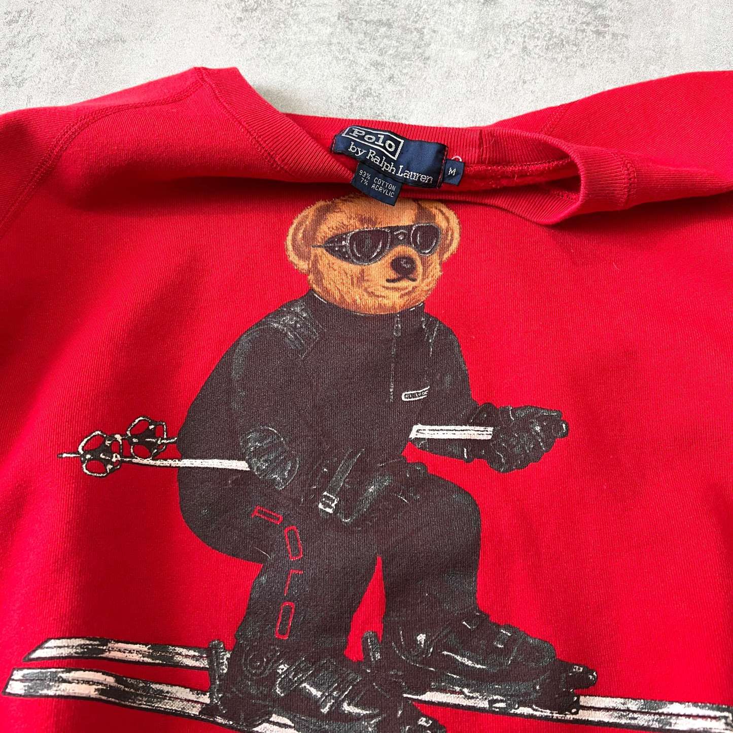 1990s heavyweight embroidered sweatshirt-OSI