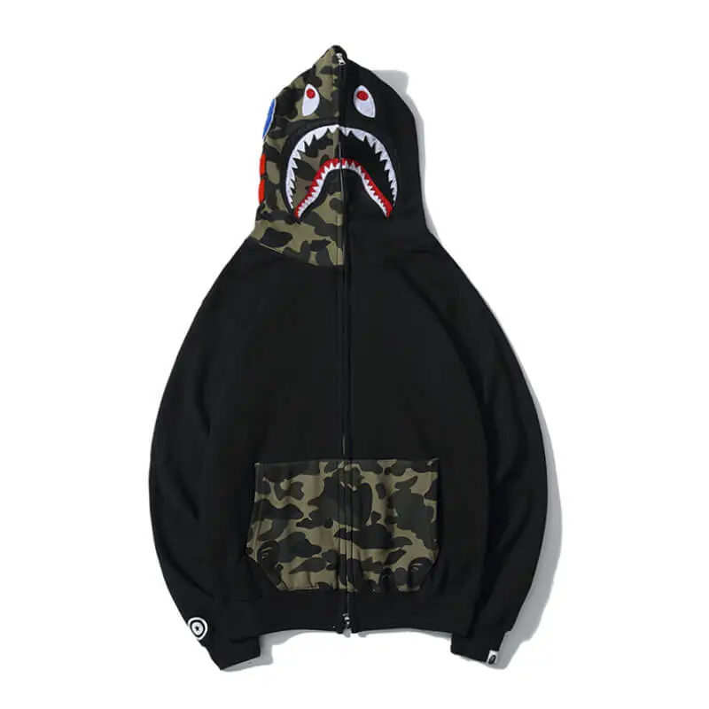  Shark Black Hoodie-OSI