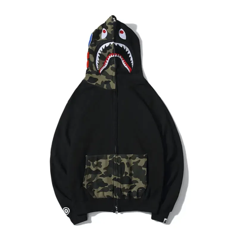  Shark Black Hoodie-OSI