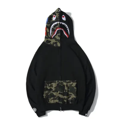  Shark Black Hoodie-OSI