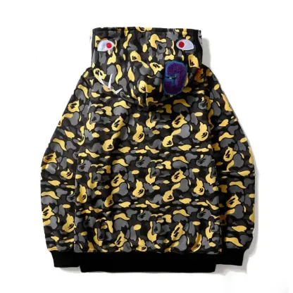  Shark Camo Jacket Hoodie-OSI