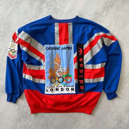 RARE 1990s 1908 London crewneck sweatshirt-OSI