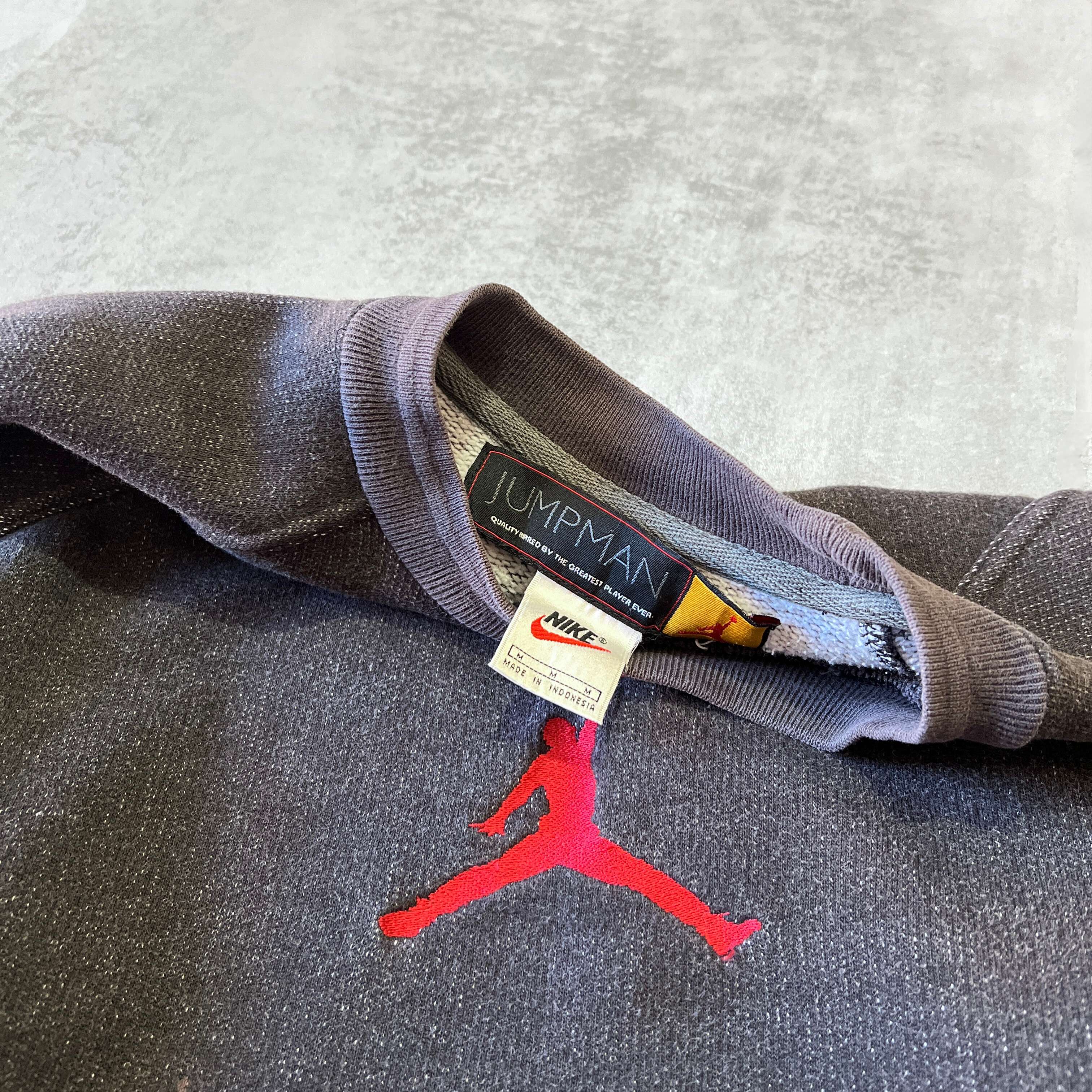 RARE 1990s heavyweight embroidered sweatshirt-OSI