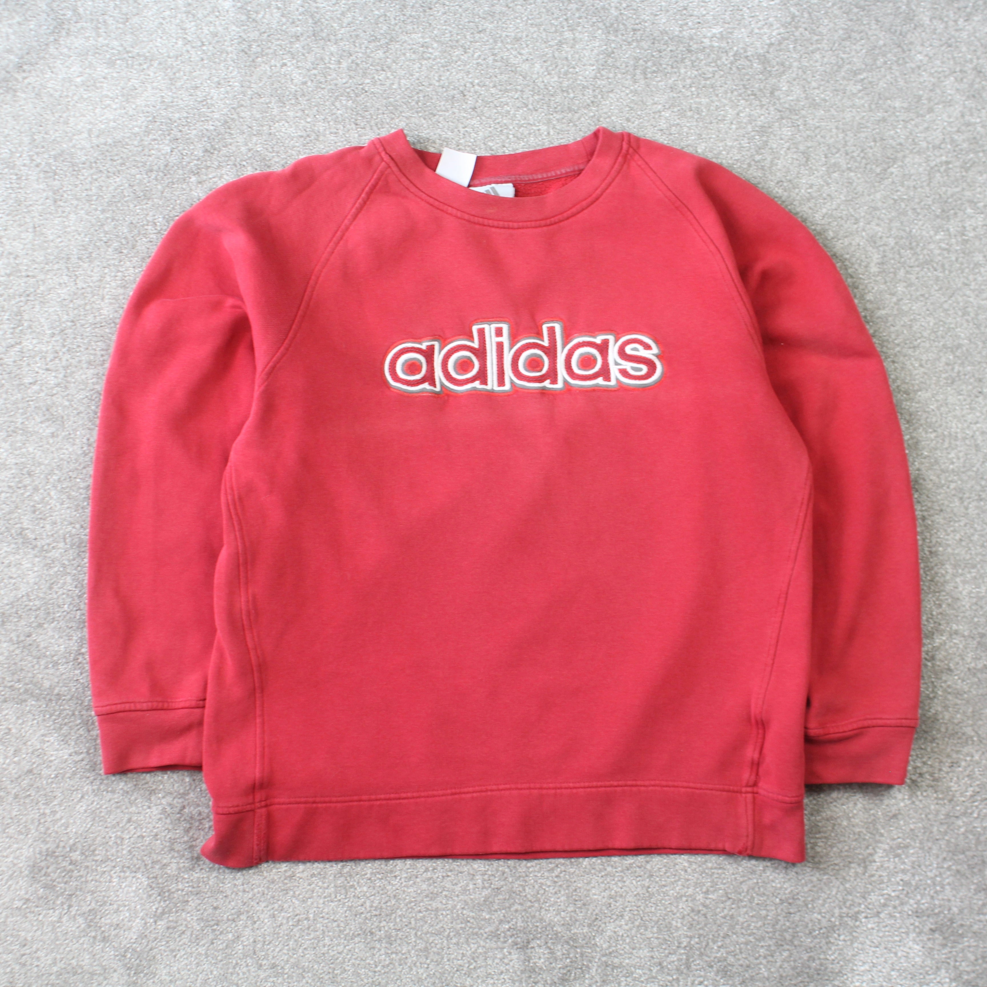 RARE 2000s  Sweatshirt Red-OSI