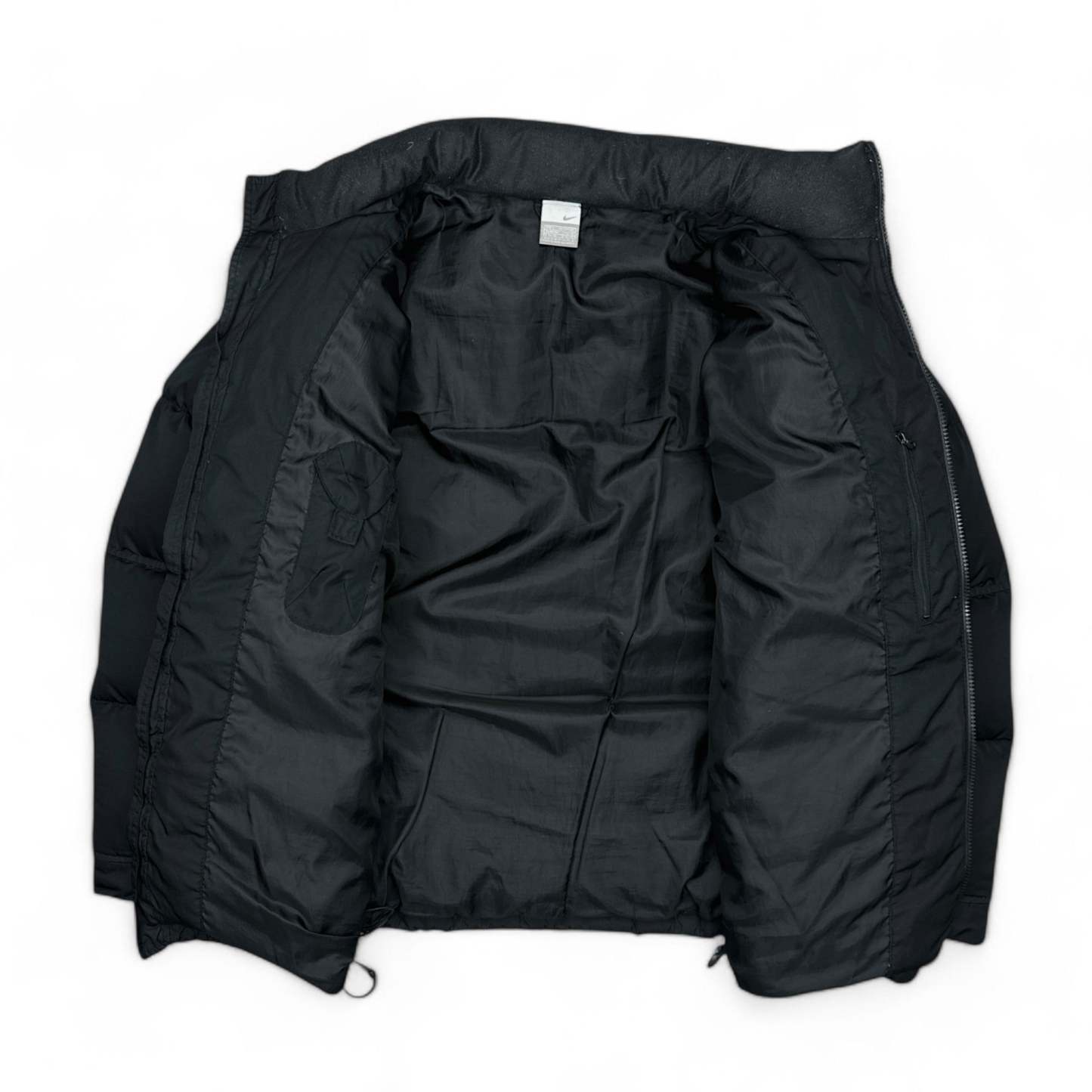 Vintage  Rare Down Pufferjacke Schwarz-OSI