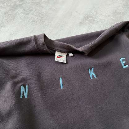 RARE 1990s heavyweight embroidered sweatshirt-OSI