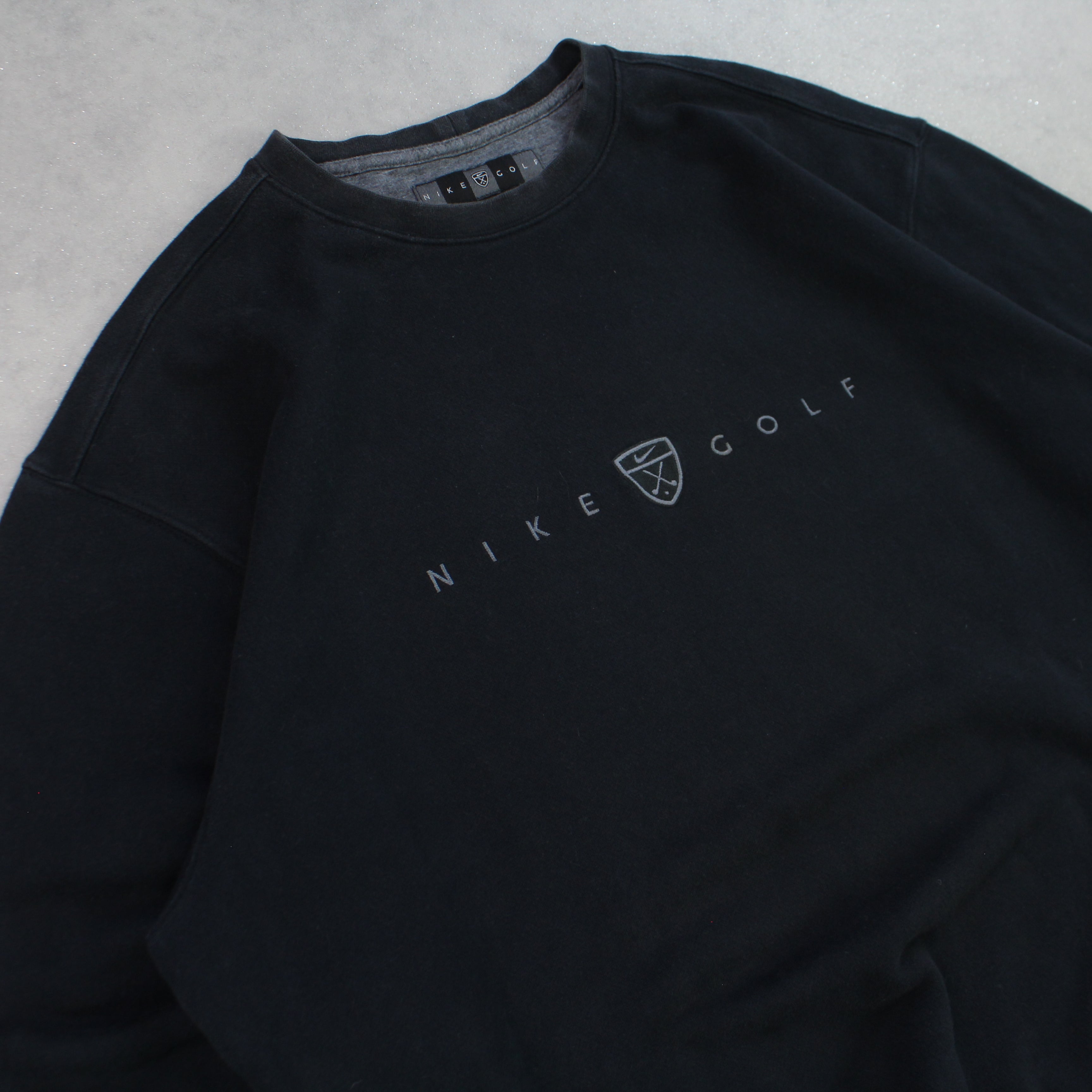 RARE 2000s  Golf Sweatshirt Black-OSI