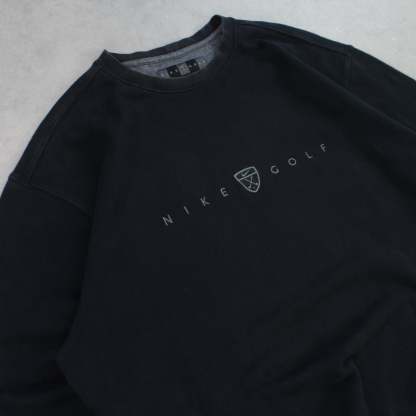RARE 2000s  Golf Sweatshirt Black-OSI