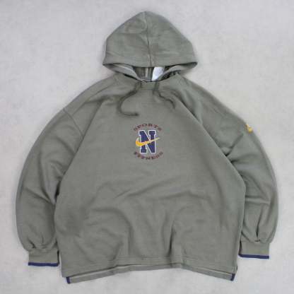 RARE 1990s  Sports & Fitness Hoodie Green-OSI
