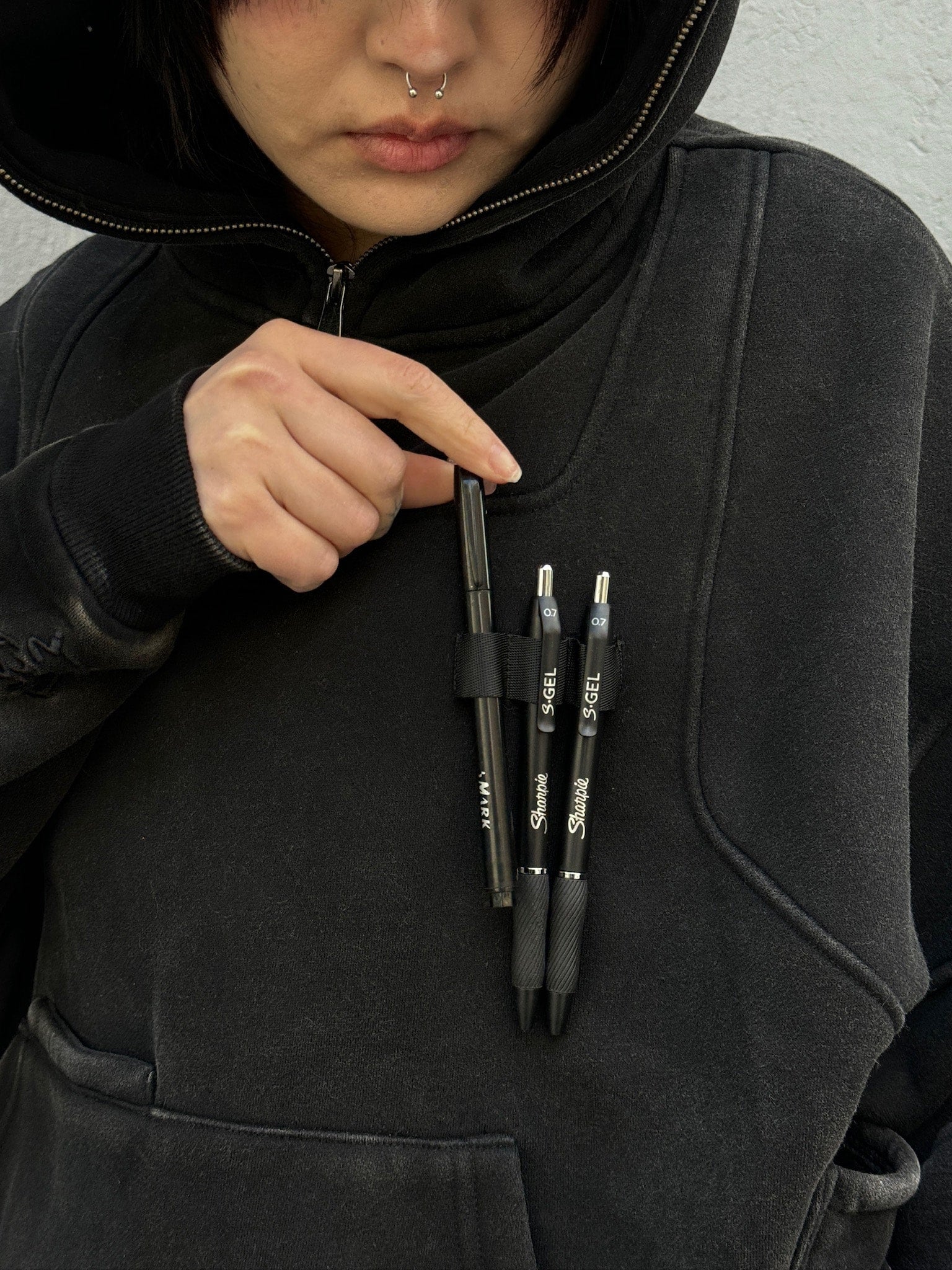 "DAYS" Hoodie Black-OSI