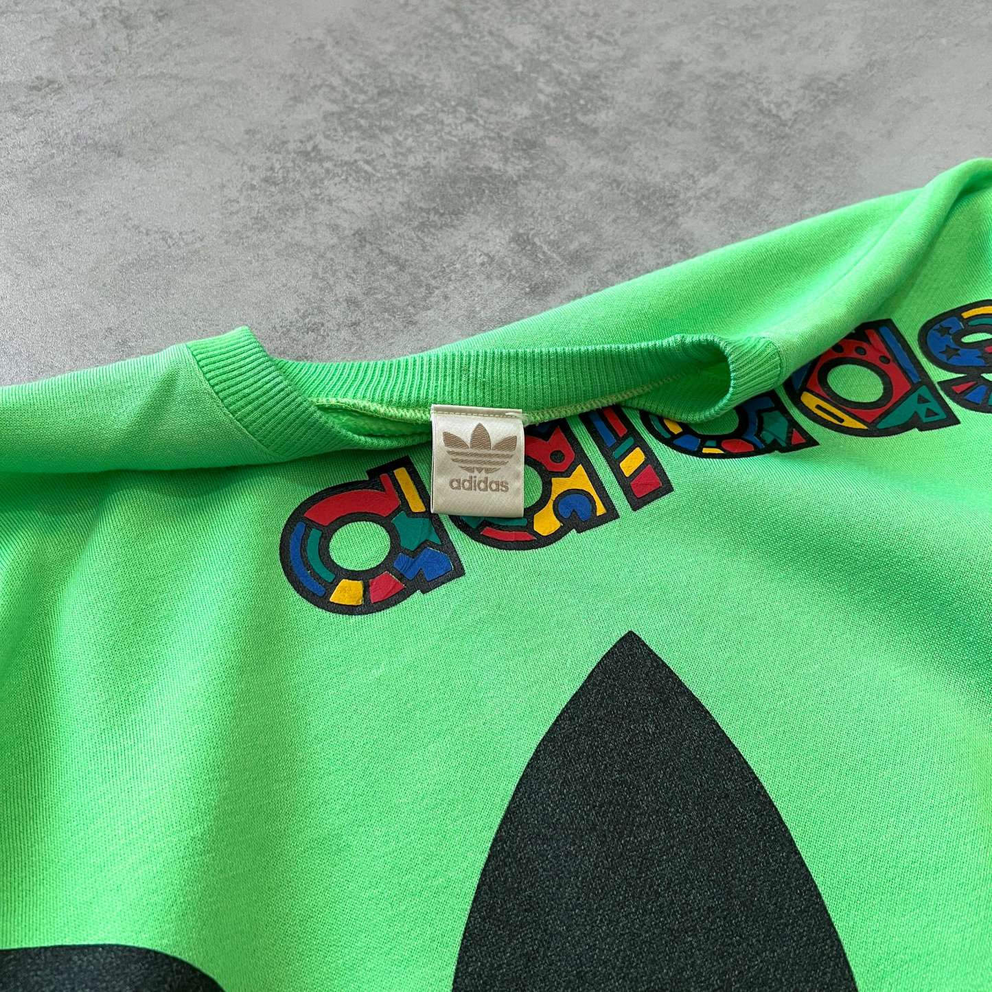 RARE 1990s embroidered crewneck sweatshirt-OSI
