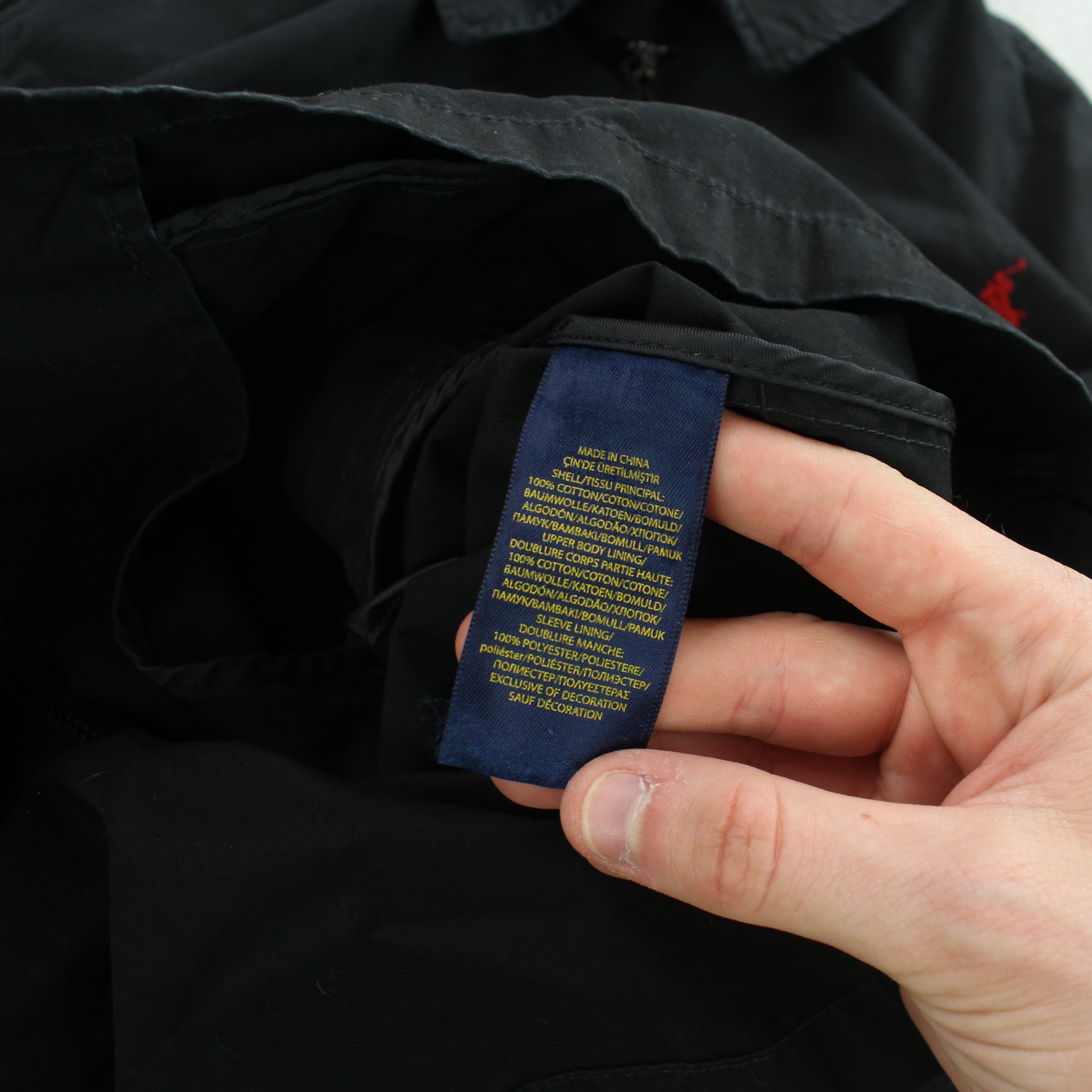 RARE 1990s  Harrington Jacket Black-OSI