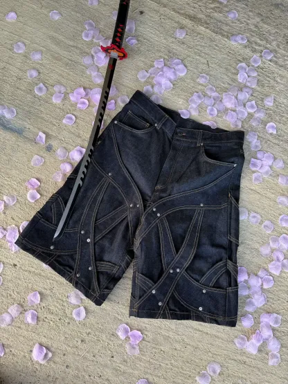 Raw Cowboy Denim Shorts-OSI