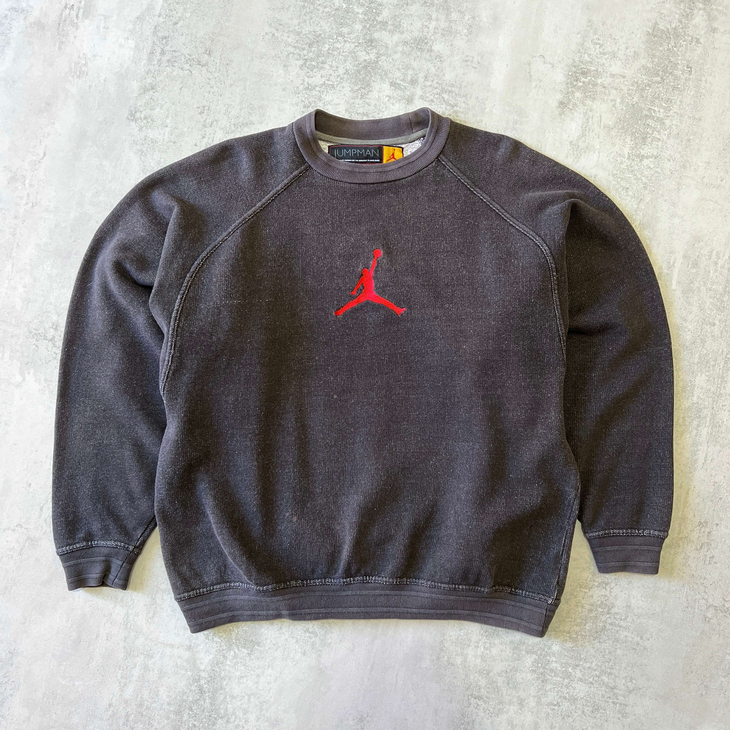 RARE 1990s heavyweight embroidered sweatshirt-OSI