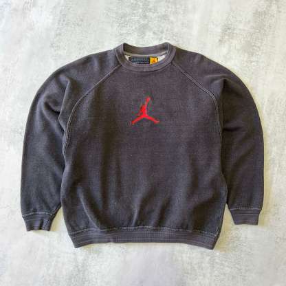 RARE 1990s heavyweight embroidered sweatshirt-OSI