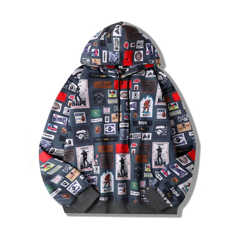 Casual Printed Shark Clothing Hoodie-OSI