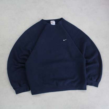 RARE 1990s Heavyweight  Sweatshirt Navy-OSI