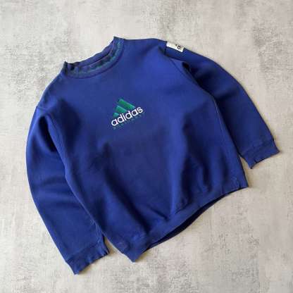 Equipment 1990s heavyweight embroidered sweatshirt-OSI