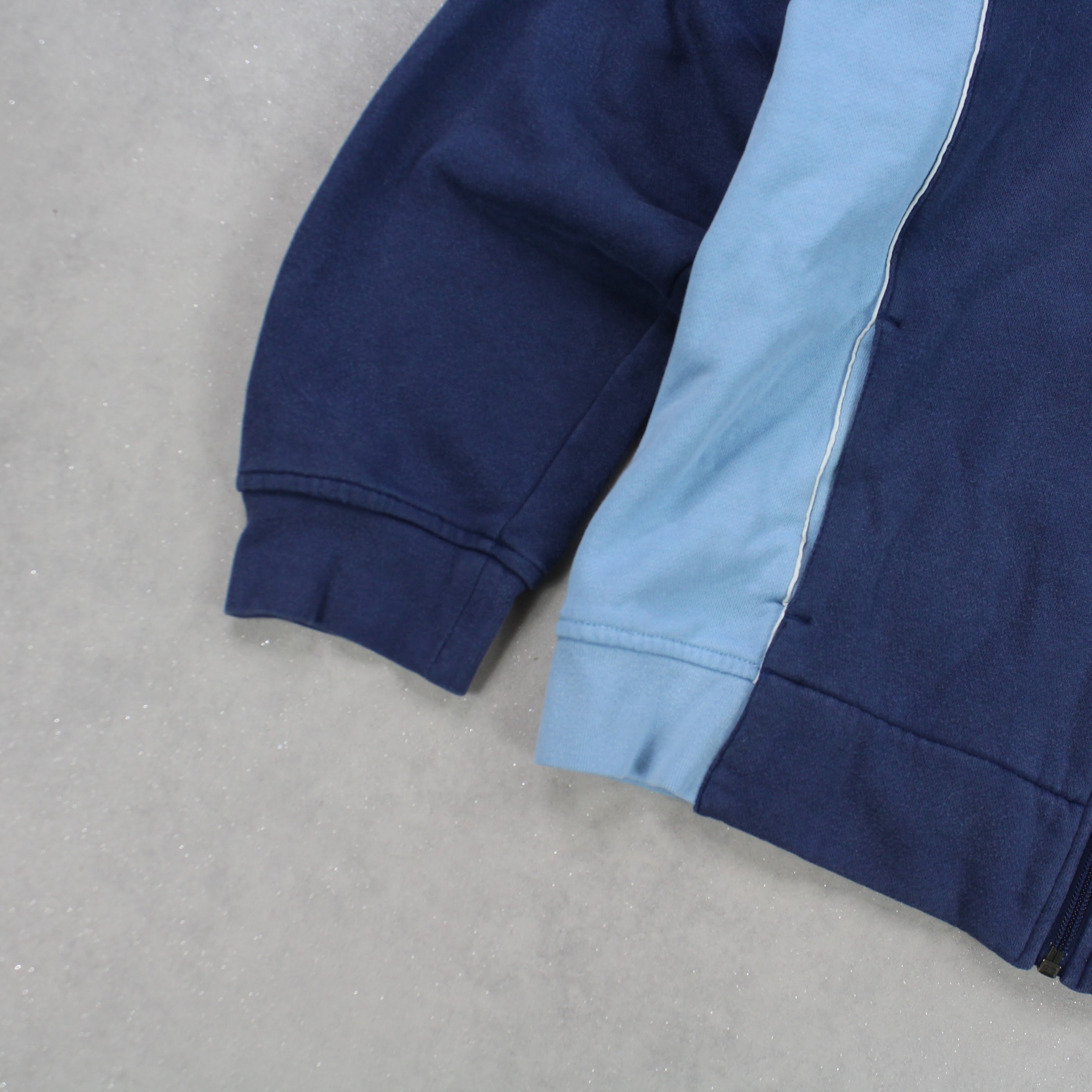 RARE 00s  Zip Sweatshirt Blue-OSI