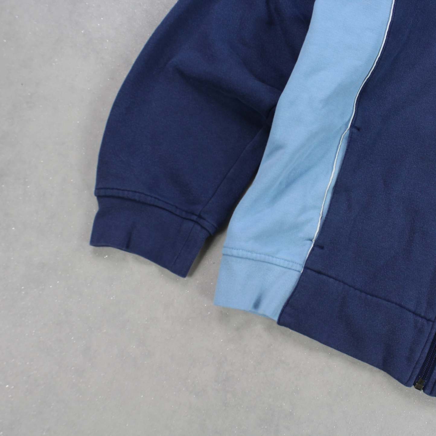 RARE 00s  Zip Sweatshirt Blue-OSI