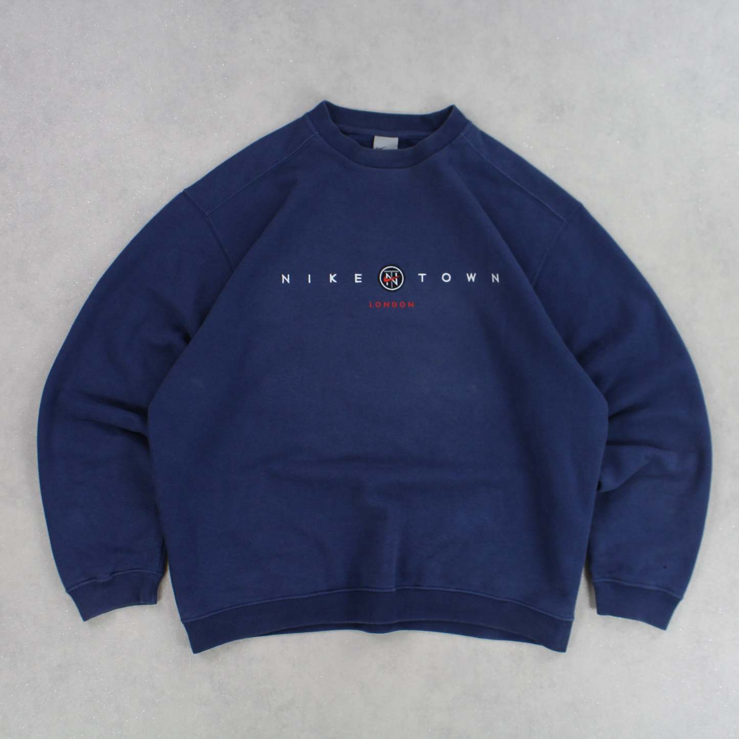 SUPER RARE 2000s  Town Sweatshirt Navy-OSI