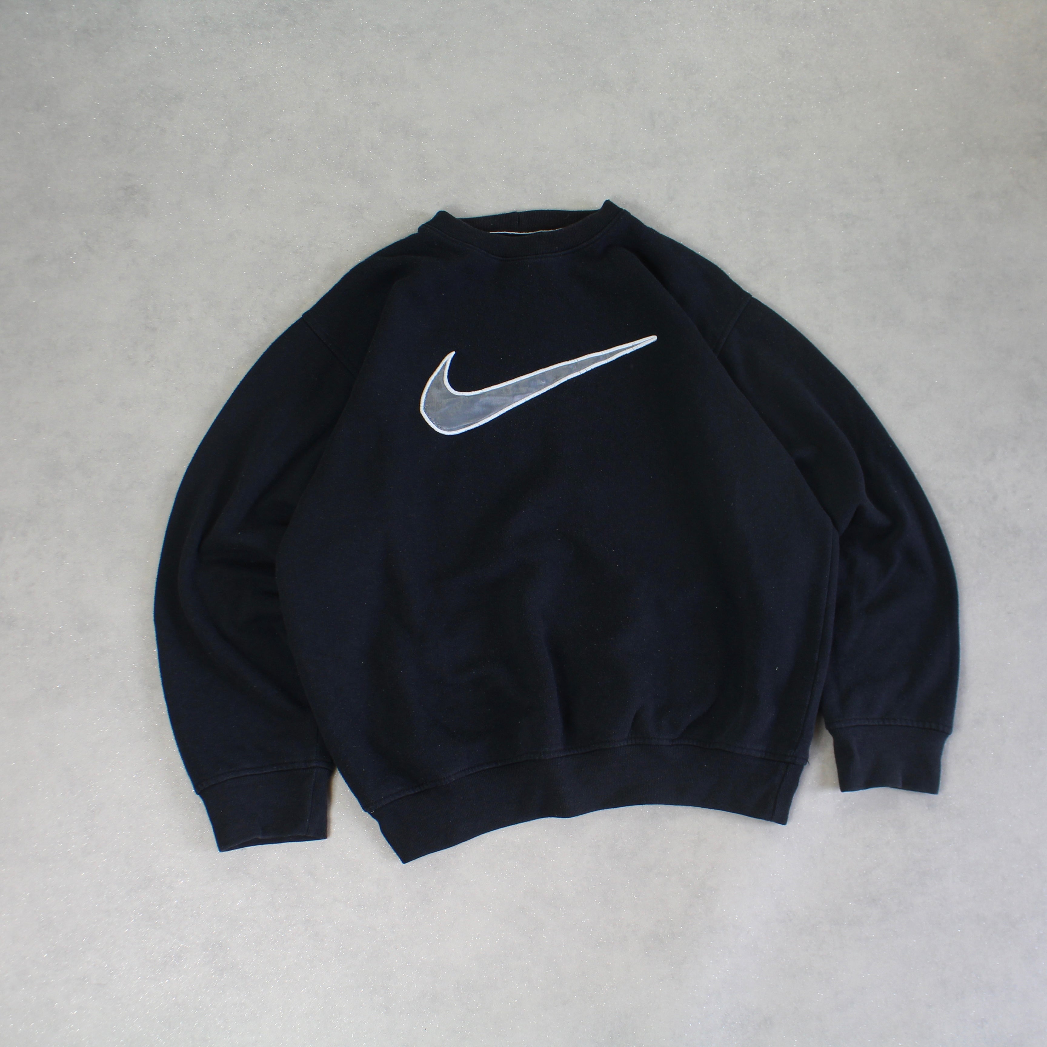 RARE 2000s  Sweatshirt Black-OSI