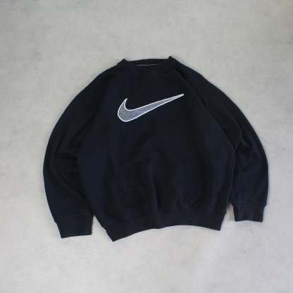 RARE 2000s  Sweatshirt Black-OSI