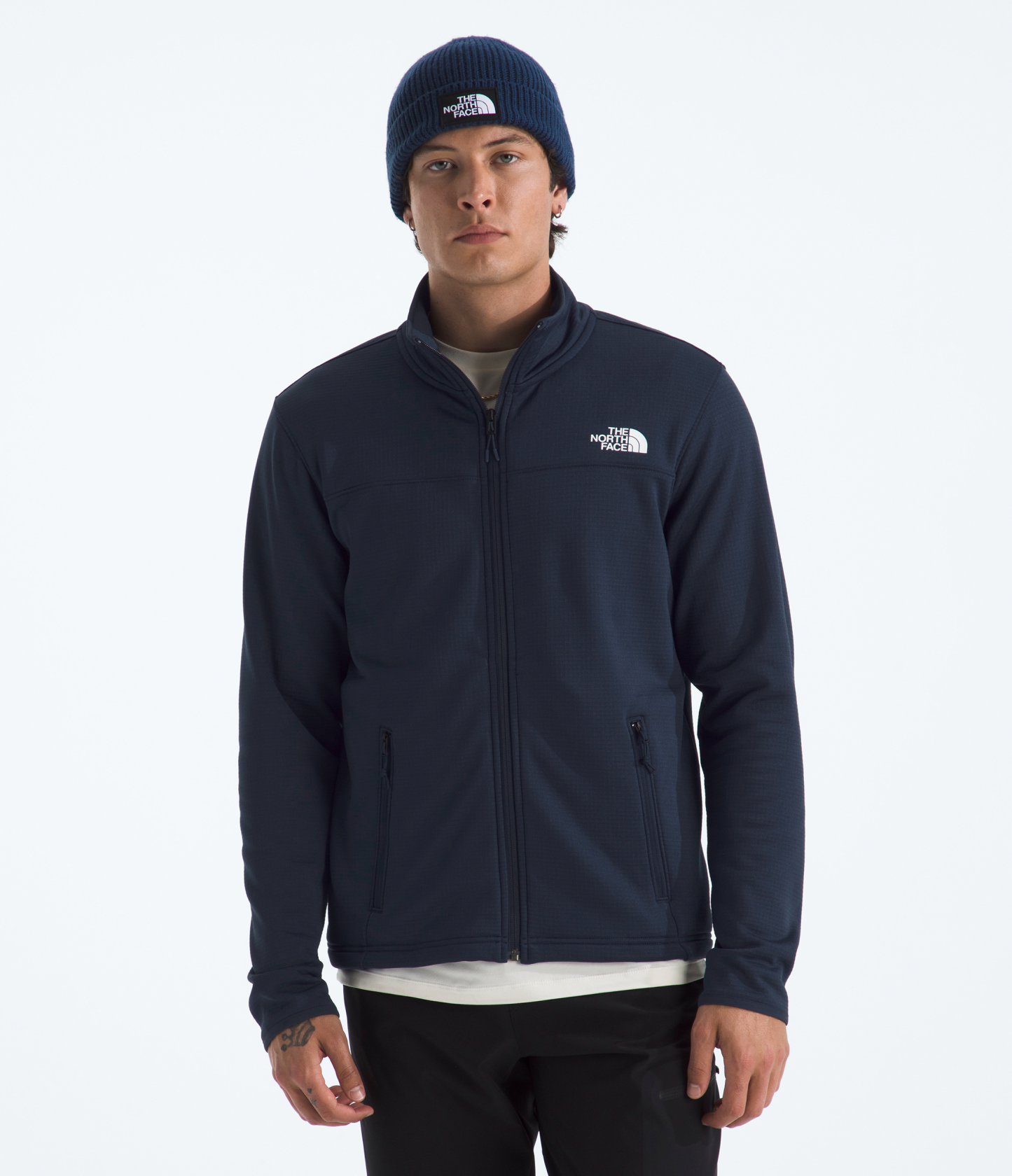 Men's Cedar Trail Grid Fleece Full-Zip Jacket-OSI